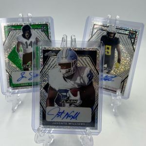 Leaf Flash Javonte Williams 19/75 Autograph NFL Trading Card MINT 2021